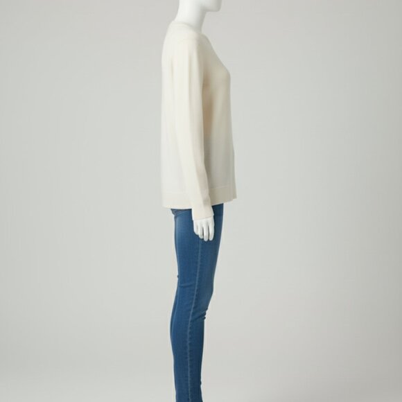 Coldwater Creek XL Cream Button Front Cardigan Sweater EUC Soft Knit - Picture 4 of 10